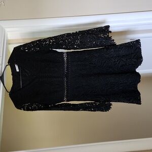 Maybe Wang lacy black dress medium